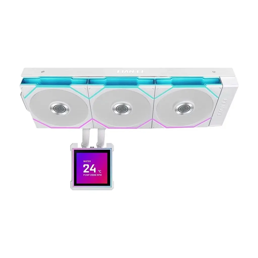 Система рідинного охолодження Lian Li HydroShift II LCD-S 360TL, White (G89.GHS2LCDS36TW.00) - фото 3