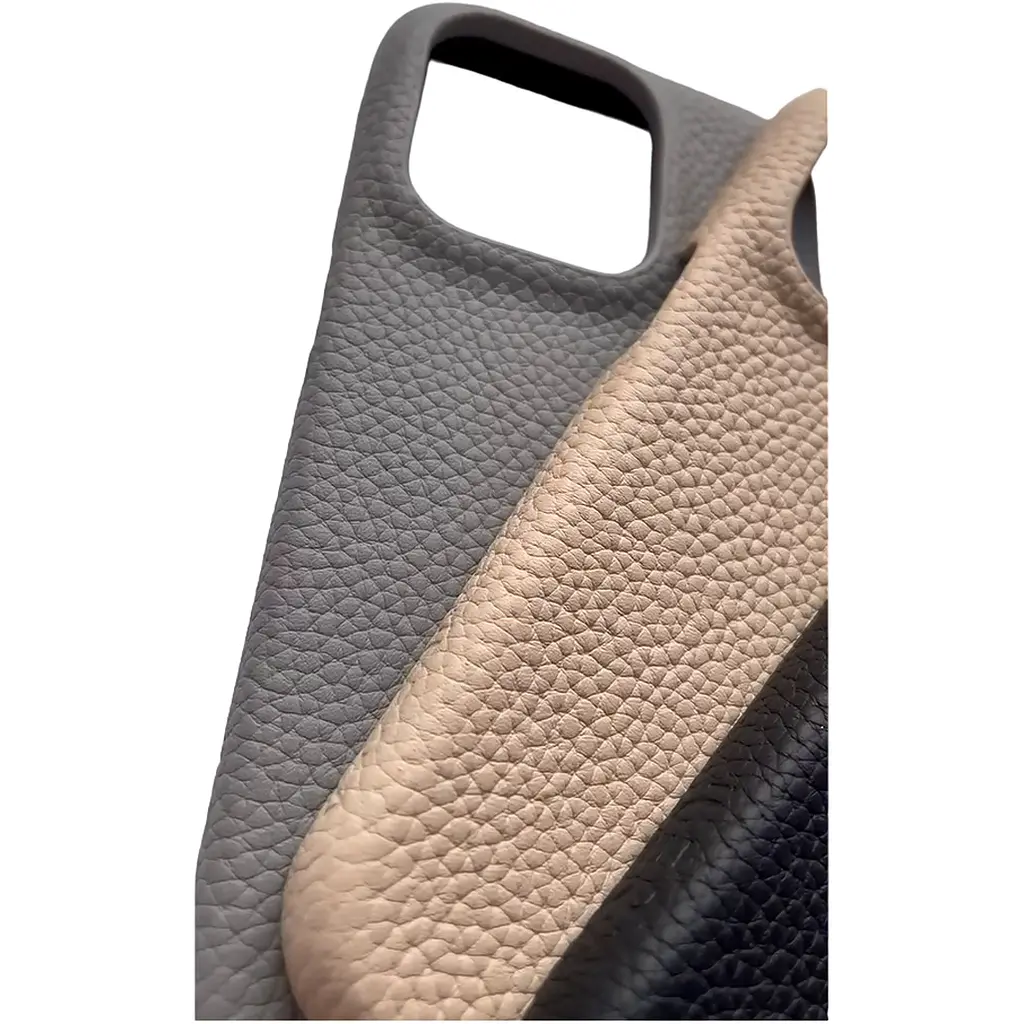 Чохол iLera NAPA Leather Case 1.0 для Apple iPhone 15 Pro Max Ionic Grey [iLNPCS1015PrMxIG] [104097] - фото 6