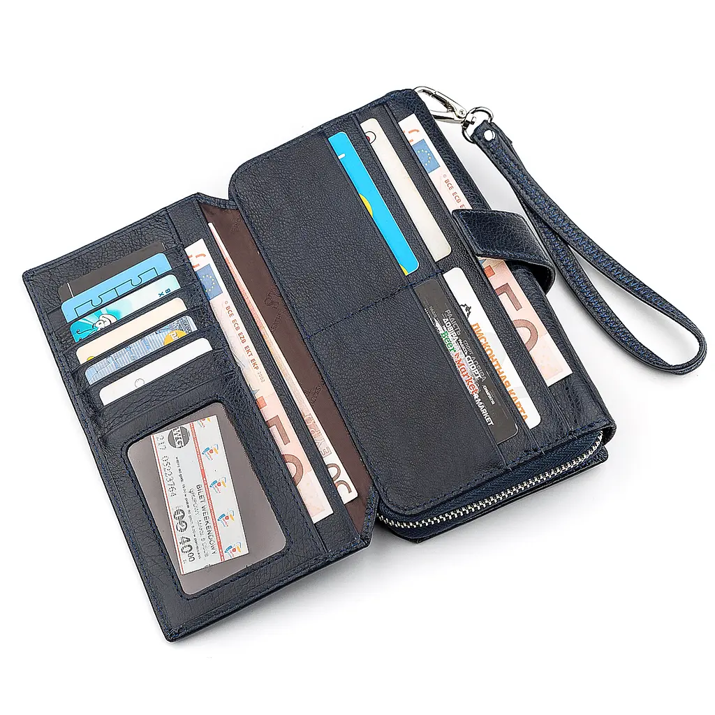 Чоловічий шкіряний гаманець (ST128) ST Leather 10.5х20х3.5 см acs0015165 - фото 3