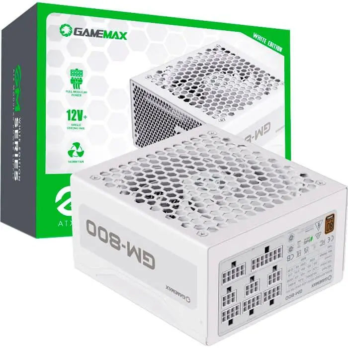Блок живлення GameMax GM-800 Modular 800W 80+ Bronze White (GM-800 Modular white) - фото 10