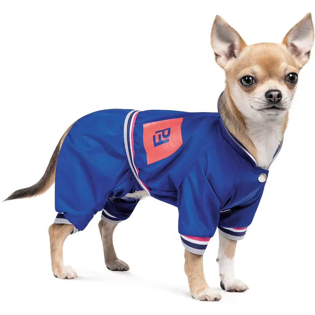 Дощовик Pet Fashion Silver S синій - фото 2