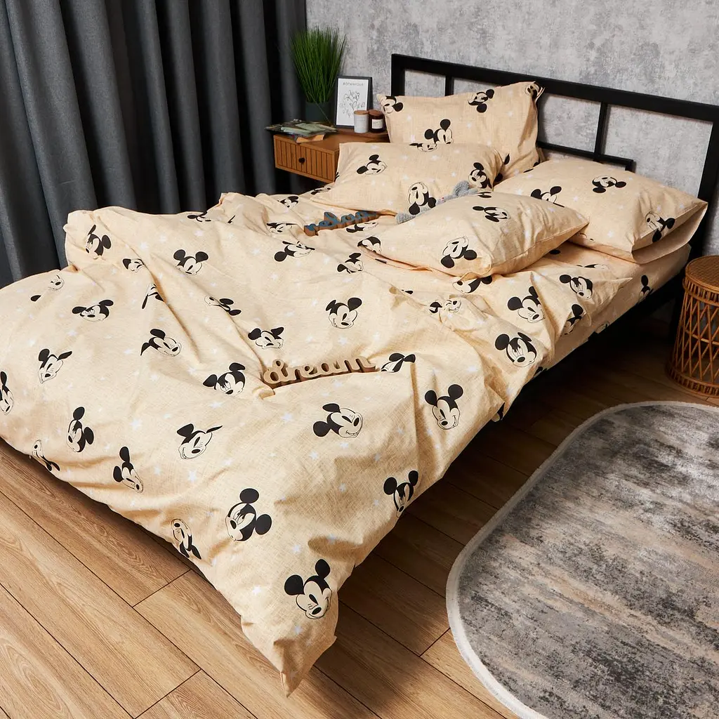 Комплект постельного белья Moon&Star Детский 110x140 см наволочки 2x40x60 см Mickey Mouse Бязь Gold Люкс - фото 6