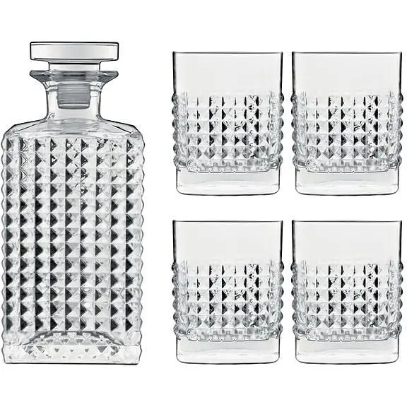 Набор для виски Luigi Bormioli Mixology Elixir Графин и стаканы 5 предметов - фото 2