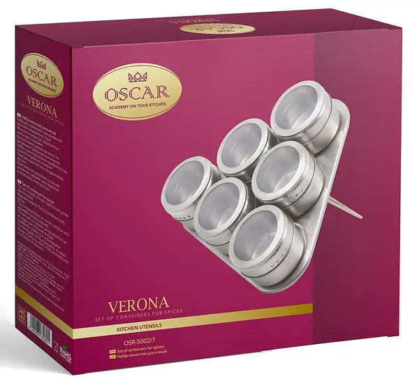Набір спецівниць Oscar Verona 7 предметів (OSR-5002/7) - фото 2