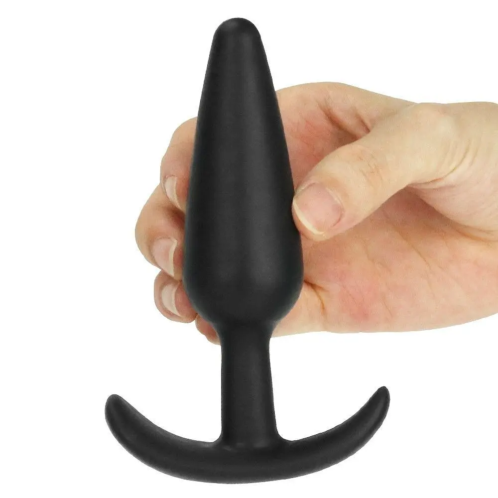 Анальна пробка Lure ME Classic Anal Plug L, 12,5 см (чорний) - фото 5