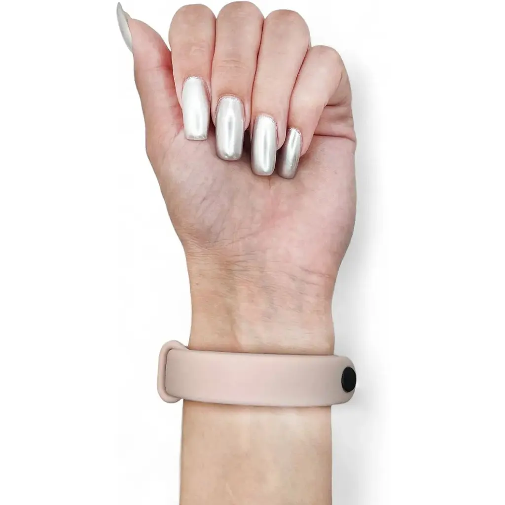 Силіконовий ремінець BeCover для Xiaomi Mi Smart Band 9 Rose Gold (711967) - фото 5