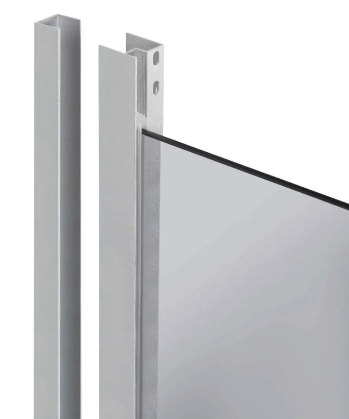Душова кабіна Lidz Latwa SC90x90.SAT.LOW.DGR полукругла, скло темне тоноване 4 мм, без піддону LLSC9090SATLOWDGR2 - фото 2