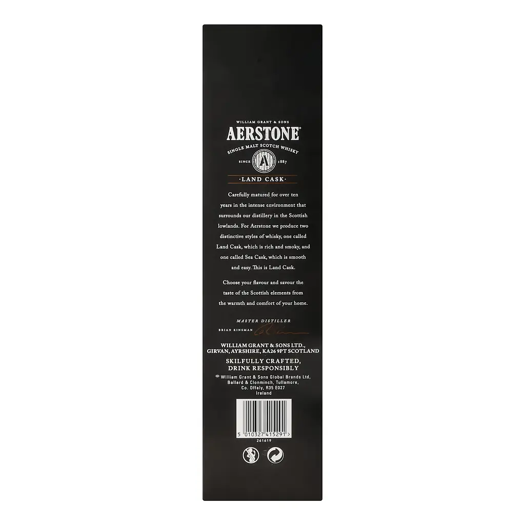 Виски Aerstone Land Cask, 10 лет выдержки, 40 %, 0,7 л (820436) - фото 5