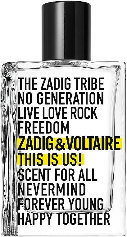 Оригінал Zadig & Voltaire This Is Us 50 мл Туалетна вода - фото 3