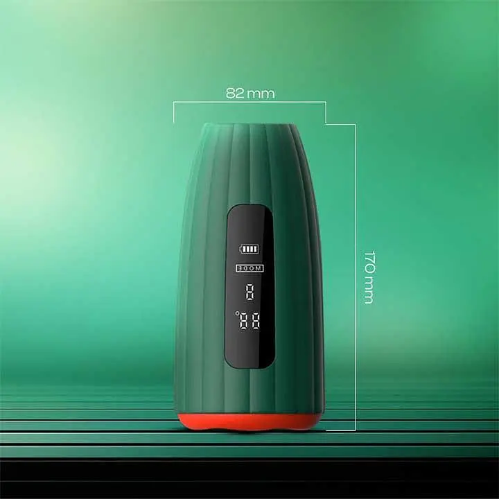 Автоматичний мастурбатор оральний з підігрівом Satisfyer Lover 8 см Зелений - фото 7