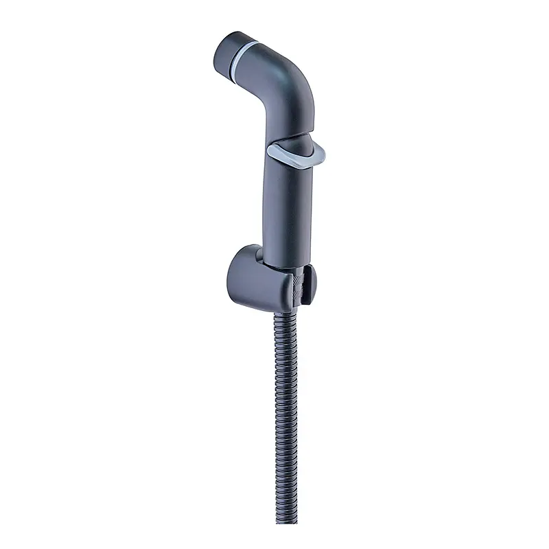 Гігієнічний гарнітур Mixxus Bidet SET-001 120 см black LE2774, Чорний матовий - фото 2
