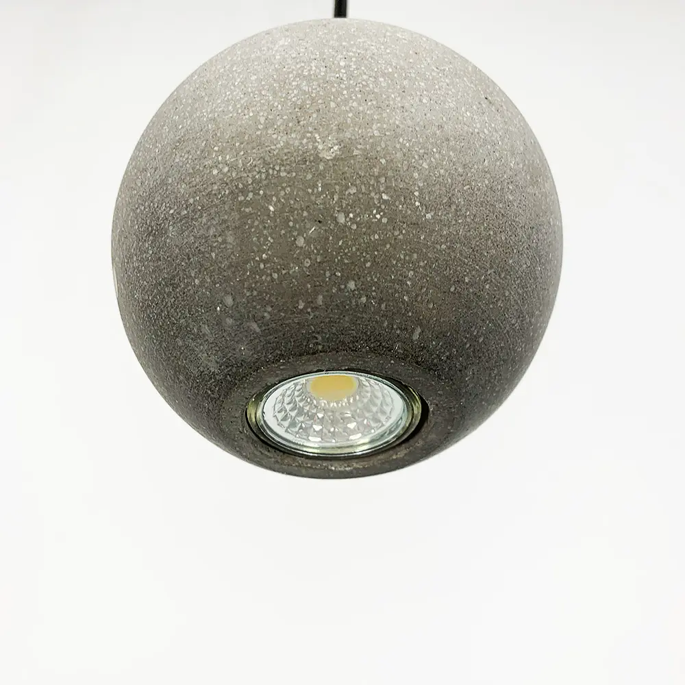 Підвіс MOON CONCRETE у вигляді сірої бетонної кулі Line.F MJ 169-100 GR - фото 5