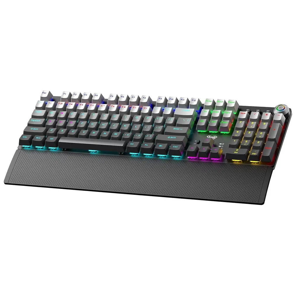 Клавіатура Aula F2088 AIR Wireless Keyboard Red Switch Black EN/UA (6978080503909) - фото 2