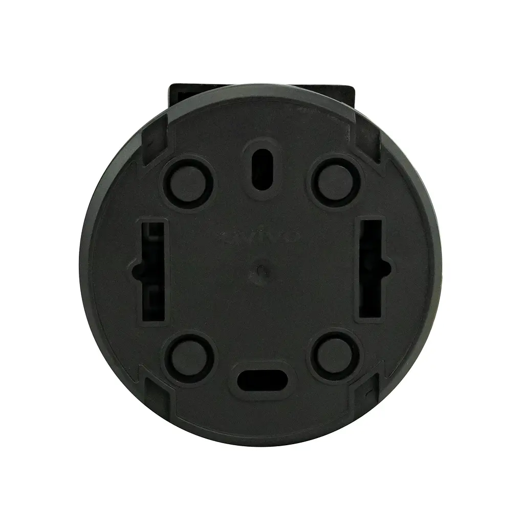 Розетка Ovivo Electric xOne з заземленням та кришкою антрацит - фото 3