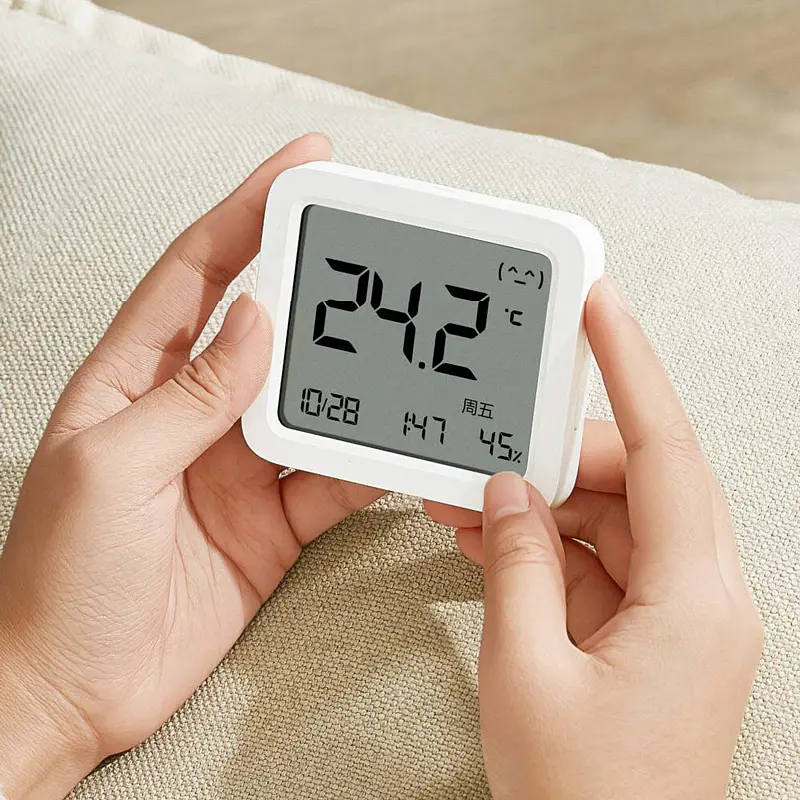 Датчик температури та вологості (термогігрометр) Xiaomi MiJia Smart Monitor 3 (MJWSD05MMC) - фото 3