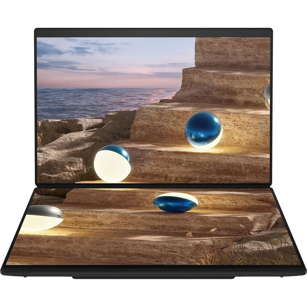 Ноутбук ASUS Zenbook DUO UX8407AA-SN216X (28 3K OLED 144 Hz, Intel Core 9 386H, 32 GB, 2 TB, Intel HD, W11P) Moher Gray (90NB16V1-M00A40) - фото 6