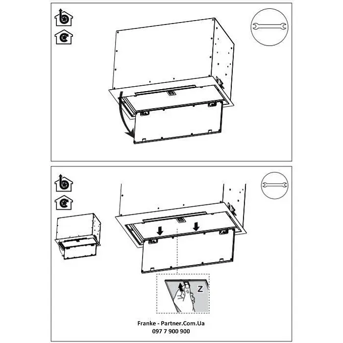Вытяжка встраиваемая Franke Box Flush EVO FBFE XS A70 (305.0665.361) - фото 10