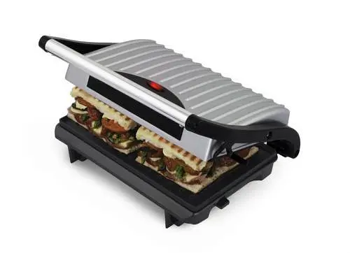 Електрогриль Esperanza EKG005 Pizzaiola, чорний/сріблястий, 750W