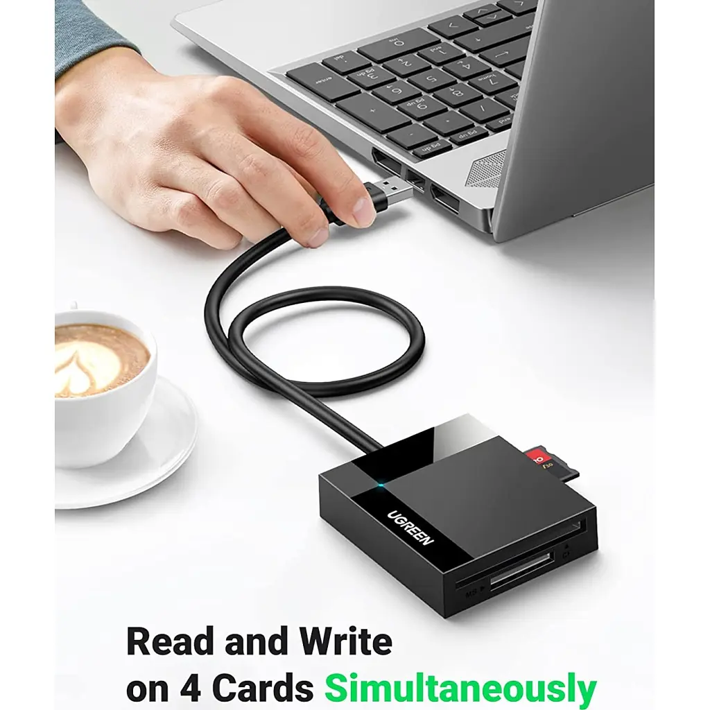 Зчитувач флеш-карт USB 3.0 All-in-One 0.5m Card Reader Ugreen (30333) - фото 6