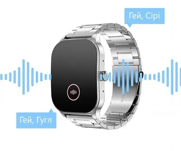 Умные часы Amazfit Pop 3S Metal Silver Metallic Strap с металлическим ремешком - фото 5