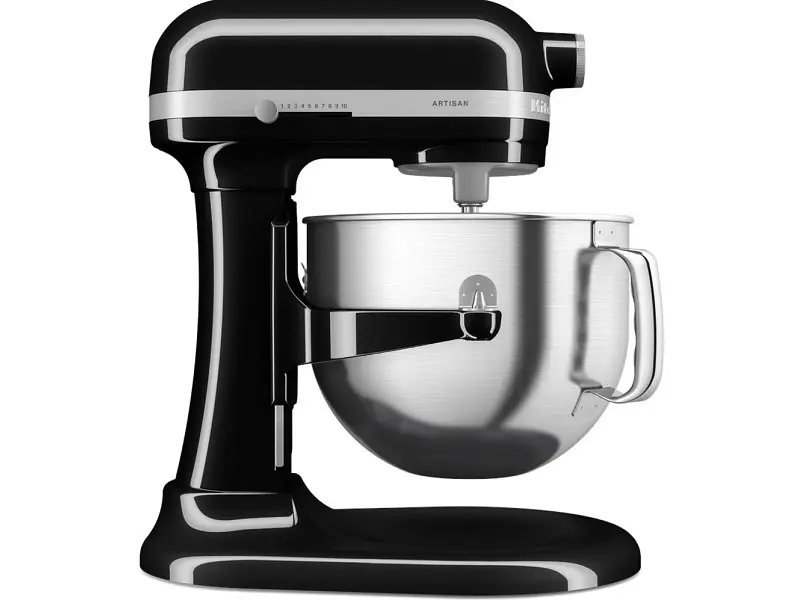 Кухонна машина KitchenAid Artisan 5KSM70SHXEOB з підйомною чашею 6.6 л, чорна - фото 3