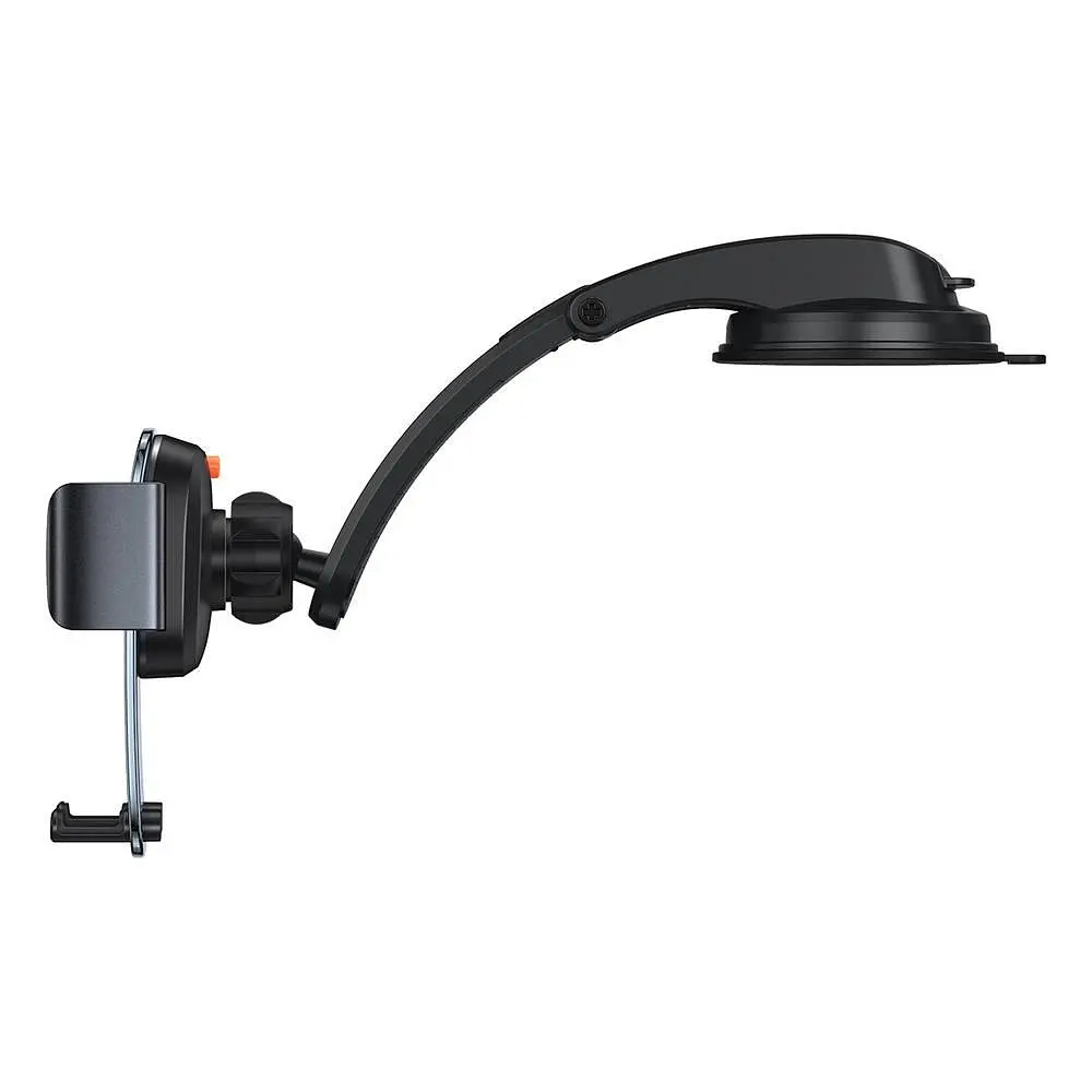 Тримач в машину Baseus Easy Control Clamp Pyste Type + Air Outlet set срібний (SUYK000012) - фото 4