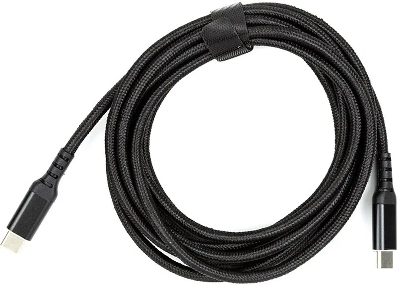 Кабель San Guan USB Type-C - USB Type-C (M/M) PD 60W, 3 м, Чорний (CA914104) - фото 3