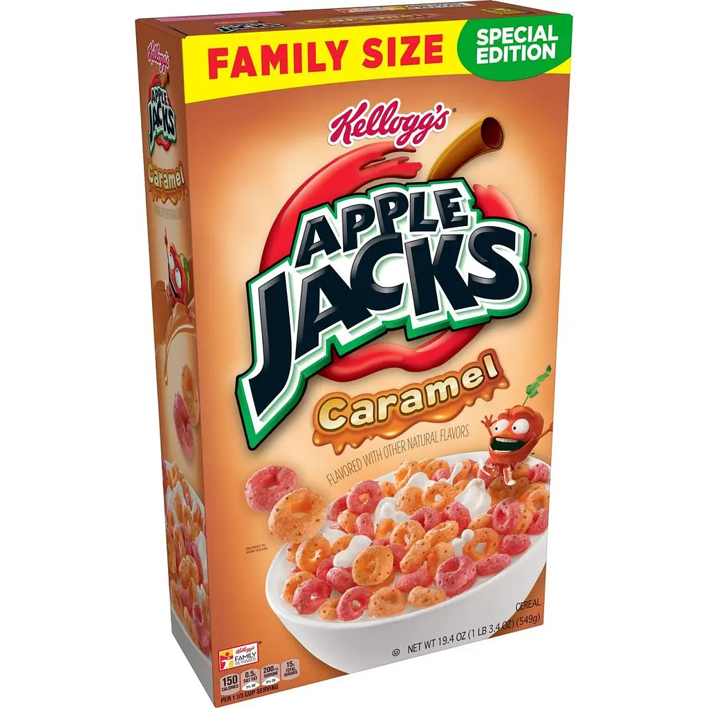 Пластівці Kellogg's Apple Jacks Caramel 549g