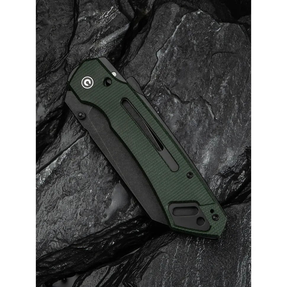 Ніж складаний тактичний Civivi Buster FG, (10.7 см) Nitro-V / Micarta темно-зелений - фото 13