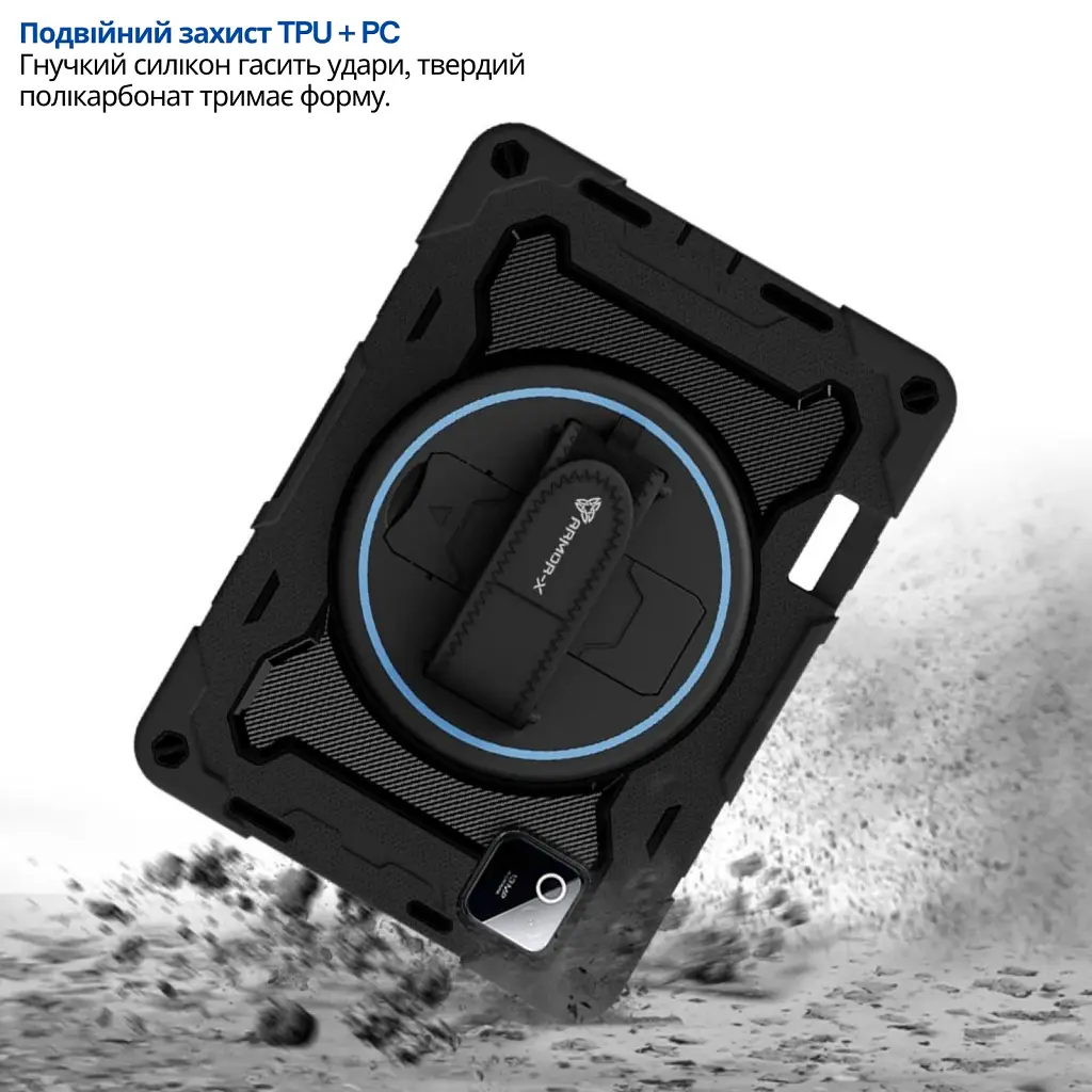 Чохол для планшета BeCover Horizontal Handle Xiaomi Pad 8 / 8 Pro 11.2", чорний (715505) - фото 5