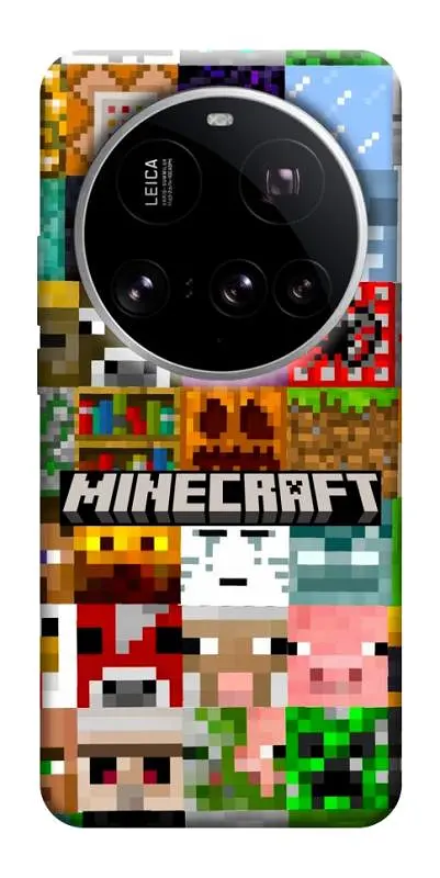 Чохол Demsky Minecraft collage для Xiaomi 15 Ultra