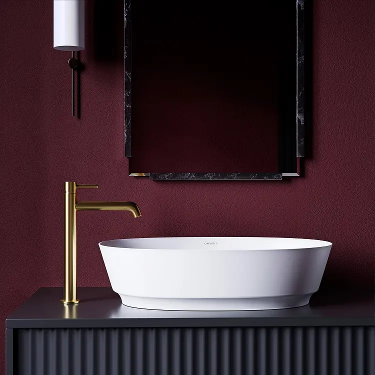 Змішувач для раковини Omnires Y brushed gold (Y1212GLB) - фото 2