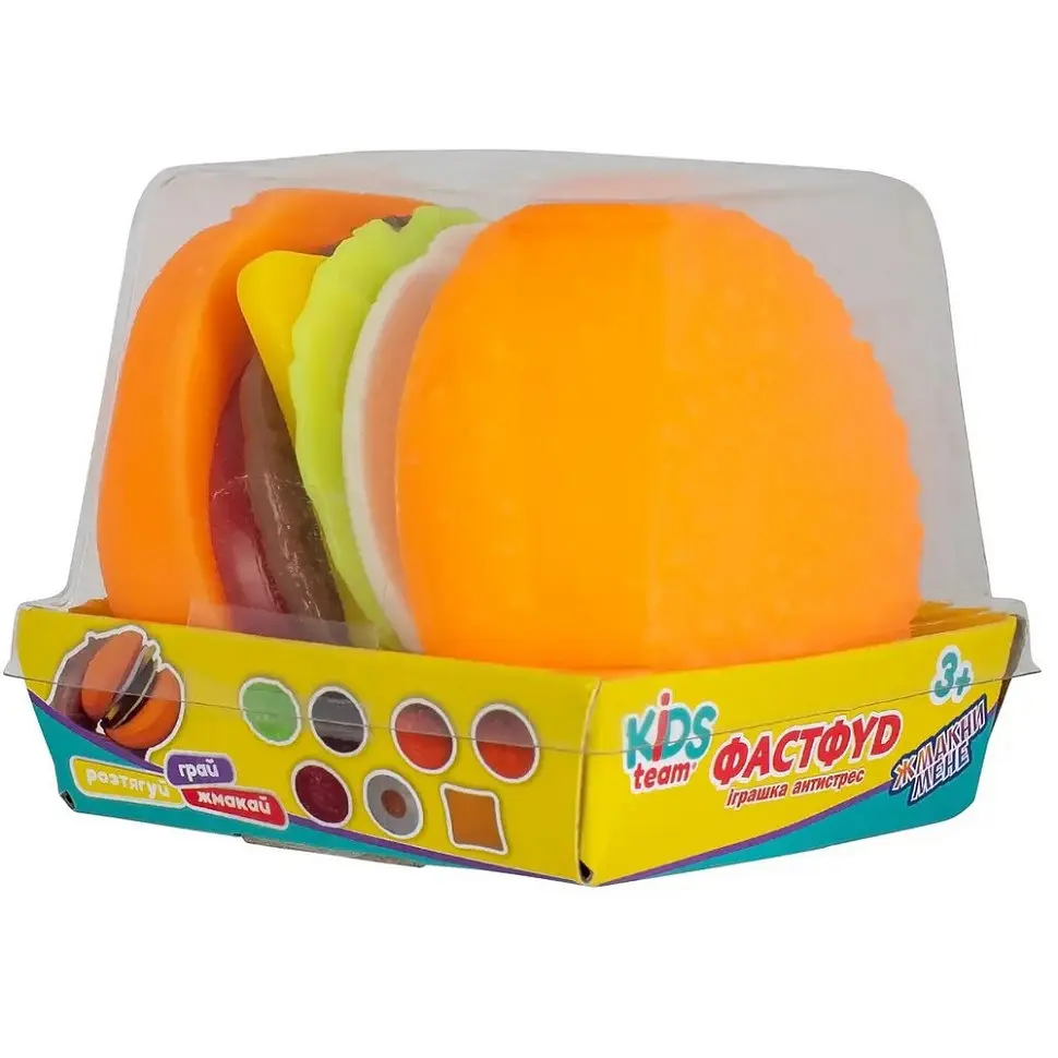 Дитяча іграшка антистрес "Фастфуд" Kids Team CKS-10763 - фото 3