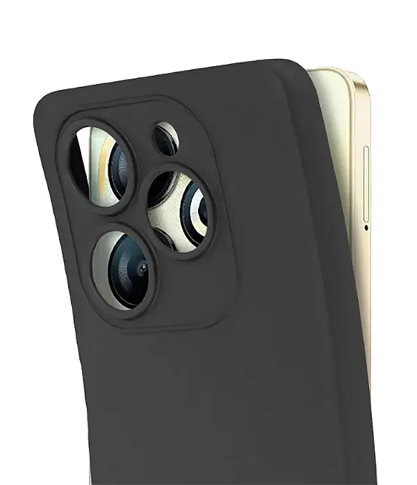 Силиконовый чехол BeCover для Infinix Smart 8 (X6525) Black (710878) - фото 4