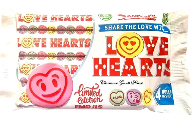 Драже Swizzels Limited Edition Emojis Love Hearts, 4 х105 г - фото 2