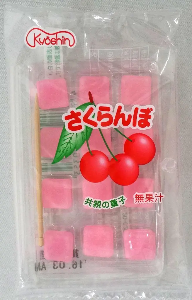 Японські жувальні цукерки Kyoushin Cherry Mochi Candy 15г - фото 4