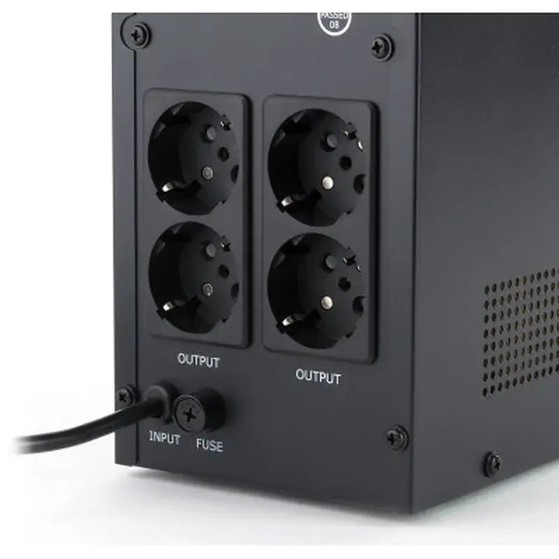 Пристрій безперебійного живлення Vinga LED 1500VA metal case (VPE-1500M) - фото 8