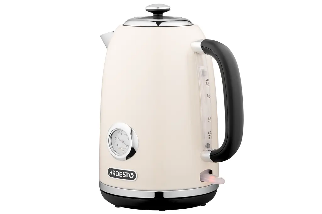 Ardesto Электрочайник EKL-F410BG 1.8 л 2200 Вт strix контроль нерж. сталь индикатор температуры бежевый - фото 7
