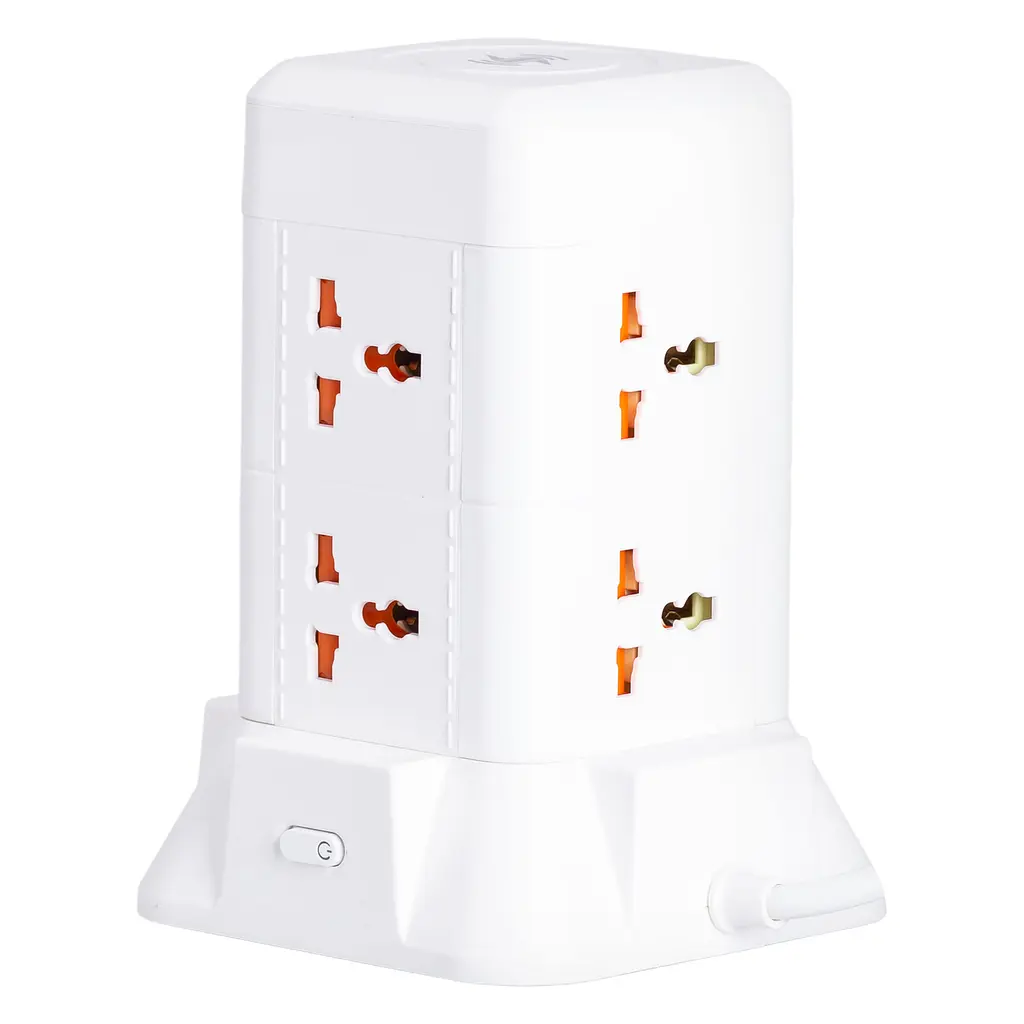 Мережевий фільтр-подовжувач TOWER 6 розеток 3USB + 1PD 2,8 метри Yiwu HP-5-1 - фото 5
