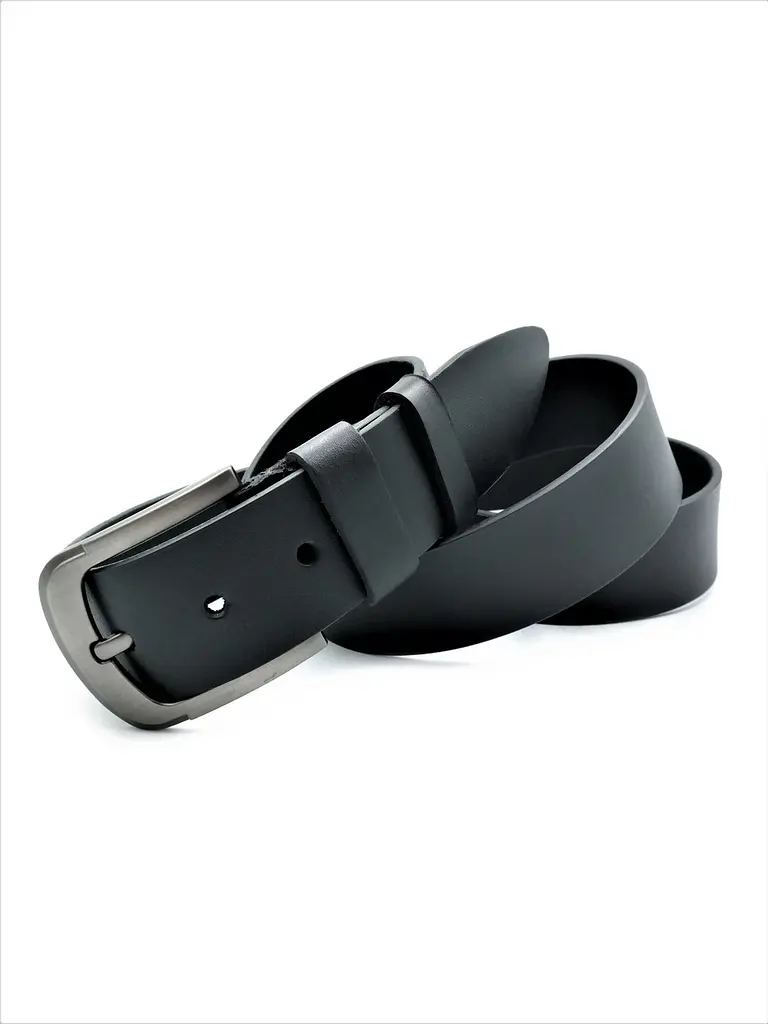 Кожаный ремень Weatro мужской 3,8х105-125 см acs0027286 - фото 2