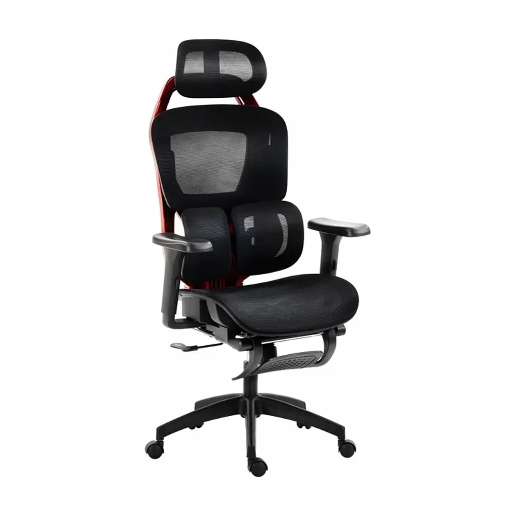 Кресло игровое GT Racer X-4412 Black/Red - фото 2