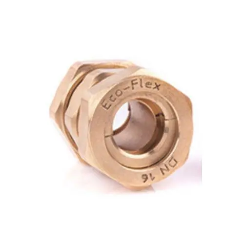 Муфта з'єднувальна для металорукава Eco-Flex DN16-DN16 труба/труба (CF016) 30412 - фото 2