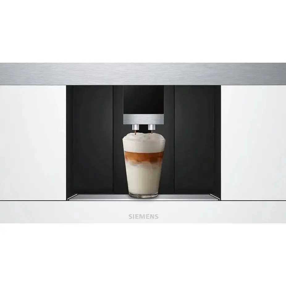 Кавомашина вбудовувана Siemens 2.4 л зерно+мелена біла - фото 4