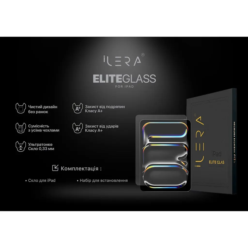 Захисне скло iLera Infinity Clear Protective Glass для Apple iPad 10th Gen 10.9` 2022/ iPad 11 2025 (iLiPG05) [139758] - фото 3