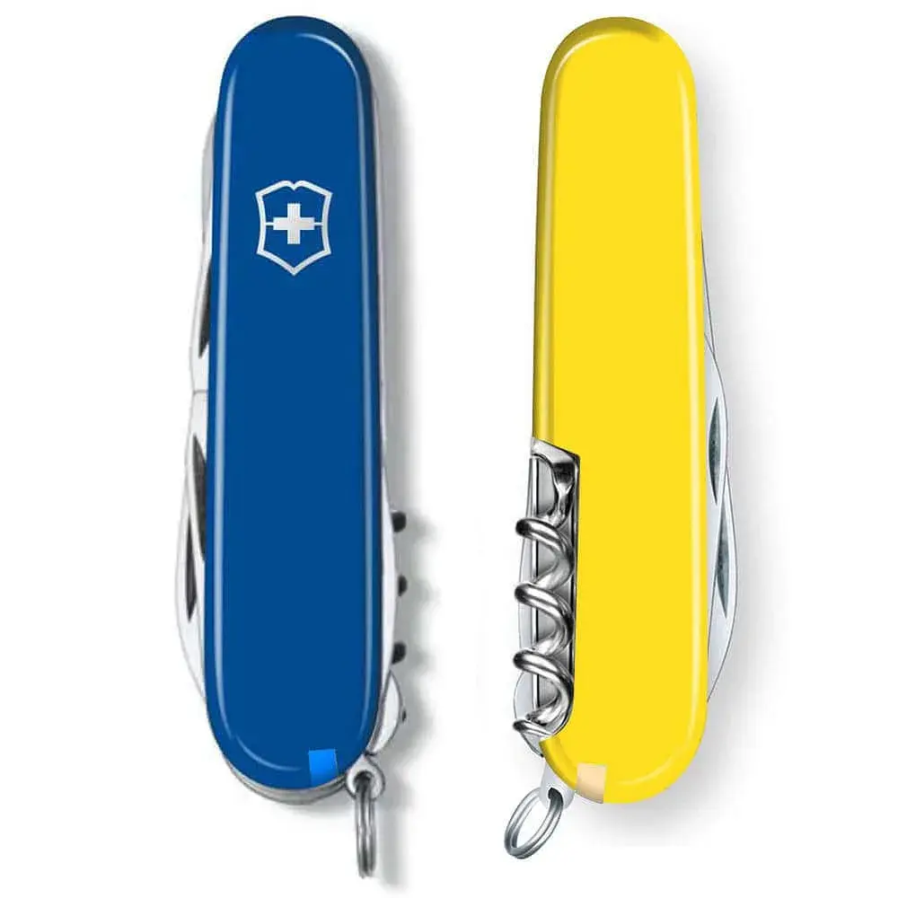 Ніж Victorinox Climber Ukraine Синьо-жовтий (1.3703.2.8) - фото 4