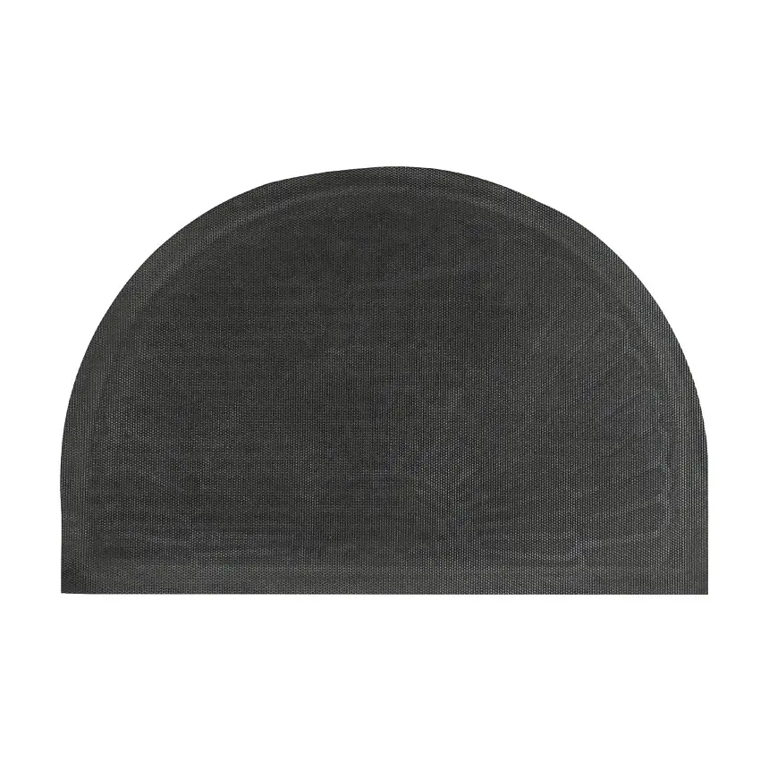Килимок придверний Eco Fabric Промені півколо з кромкою коричневий 40 х 60 см (4060-024) - фото 2