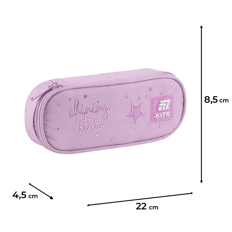 Пенал Kite Shining Star розовый (K25-599-7) - фото 3