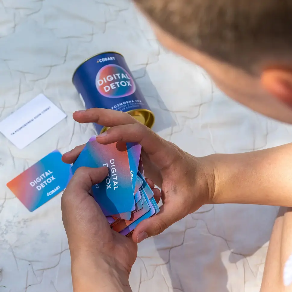 Карткова гра Cobart Digital Detox 125 карток з питаннями (CBRT-9993) - фото 3