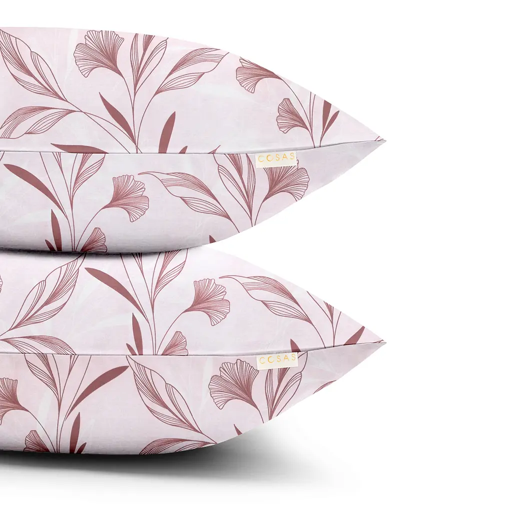Комплект постільної білизни Cosas Pastel flowers CS3 Євро рожевий (PetalsCinnamonRose_41Lilac_200) - фото 4