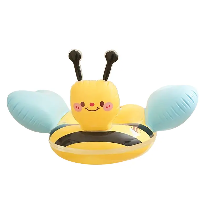 Надувний плотик-круг A-Toys з ніжками «Бджілка» BT-IG-0120